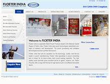 Tablet Screenshot of floeterindia.com